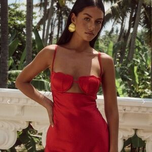 Cherish mini dress red size Large